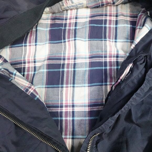 Rogues Gallery Jacket XL Blue Bomber Embroidered Double Side Cotton - Picture 3 of 9